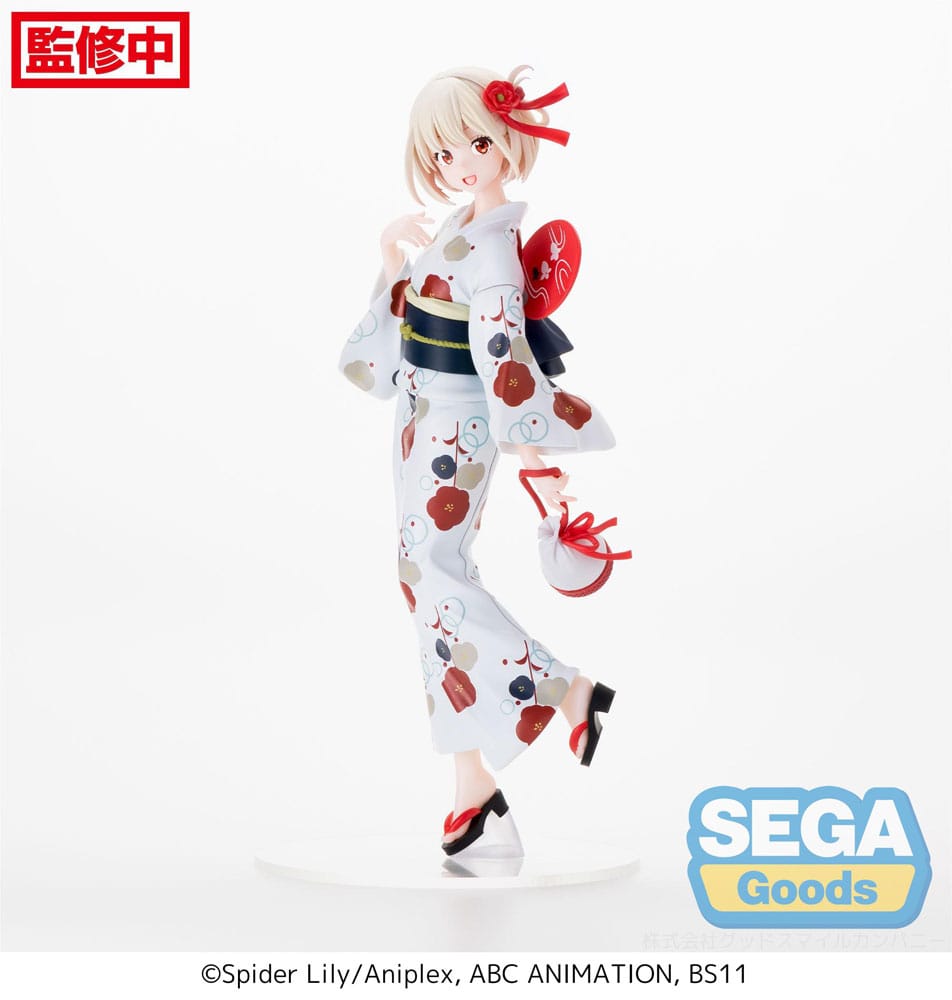 Lycoris Recoil Luminasta PVC Statue Chisato Nishikigi Going out in a yukata 19 cm 4582733428734