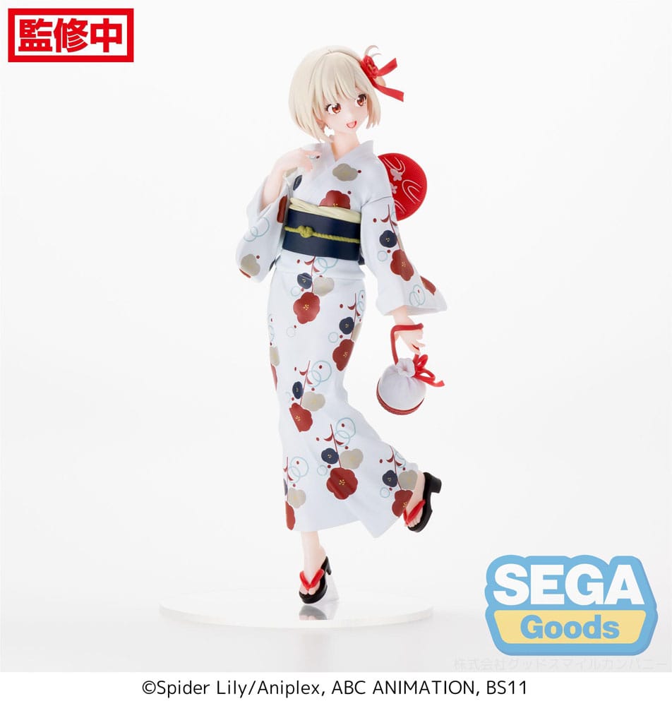 Lycoris Recoil Luminasta PVC Statue Chisato Nishikigi Going out in a yukata 19 cm 4582733428734