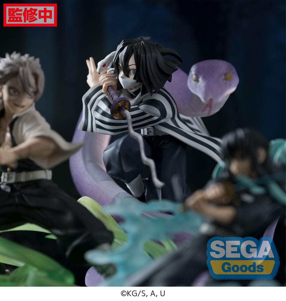 Demon Slayer: Kimetsu no Yaiba Xross Link Anime PVC Statue Obanai Iguro Hashira Training Arc 14 cm 4582733428765