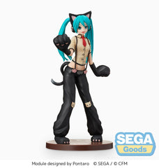 Hatsune Miku Project DIVA Arcade Future Tone SPM PVC Statue Hatsune Miku Kitty Cat 23 cm 4582733440248