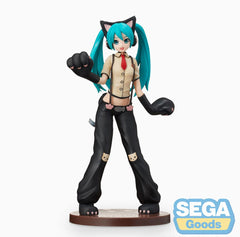 Hatsune Miku Project DIVA Arcade Future Tone SPM PVC Statue Hatsune Miku Kitty Cat 23 cm 4582733440248