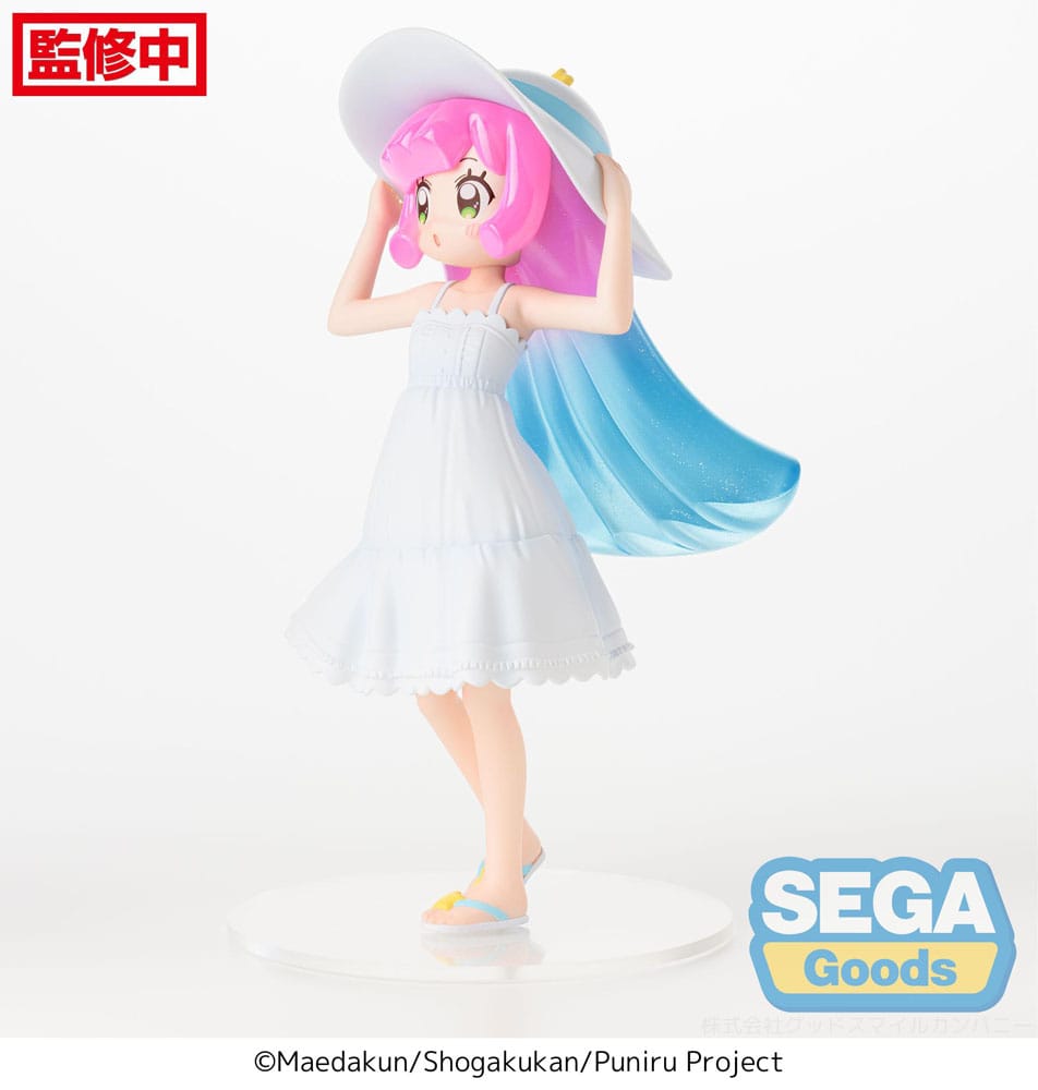 Puniru is a Kawaii Slime Luminasta PVC Statue Puniru A Kawaii Me in the Cool Summer Resort 18 cm 4582733447353