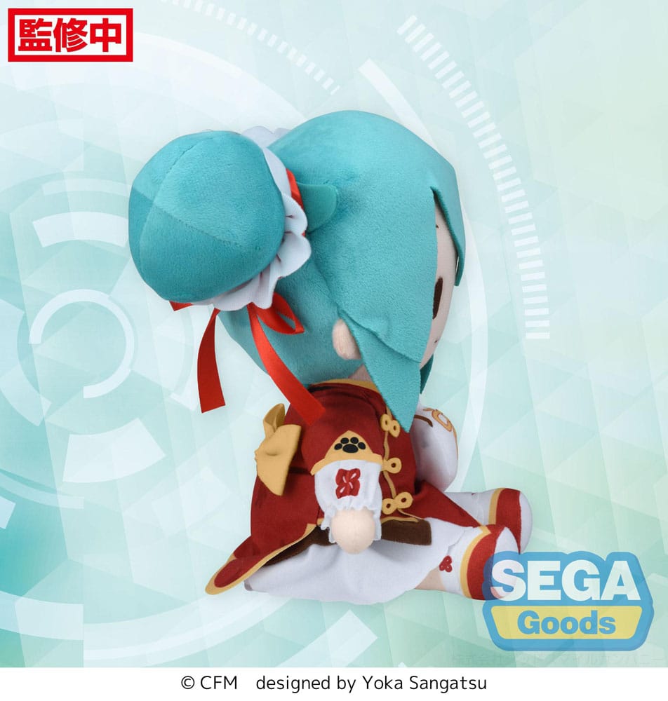 Character Vocal Series 01: Hatsune Miku Fuwa Petit Plush Figure Hatsune Miku Going Out Series Chinatown Ver. M 22 cm 4582733447490