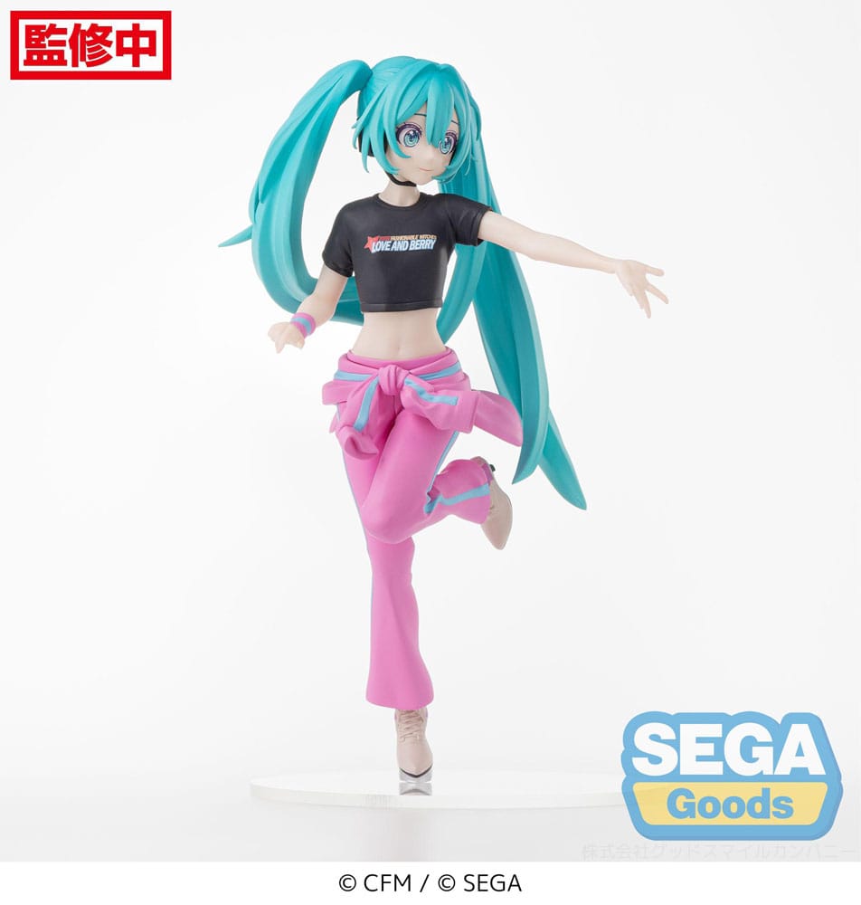 Hatsune Miku x Love and Berry Dress Up and Dance! Desktop x Decorate Collections PVC Statue Hatsune Miku Berry Costume Ver. 17 cm 4582733447537