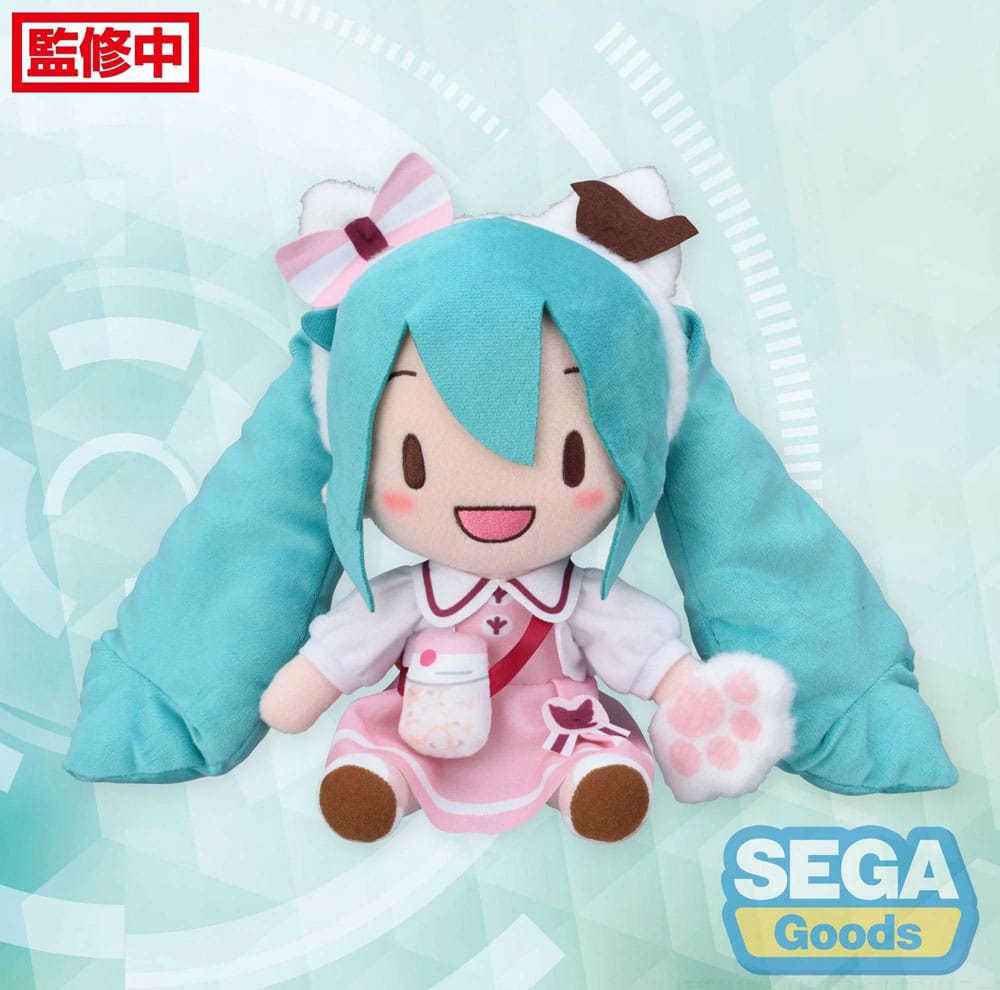 Character Vocal Series 01: Hatsune Miku Fuwa Petit Plush Figure Hatsune Miku Theme Park Ver. M 25 cm 4582733448817