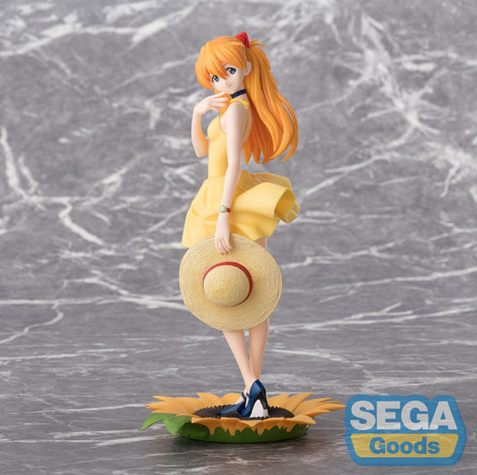 Rebuild of Evangelion Luminasta PVC Statue Asuka Summer Dress Ver. 2 24 cm 4582733451428