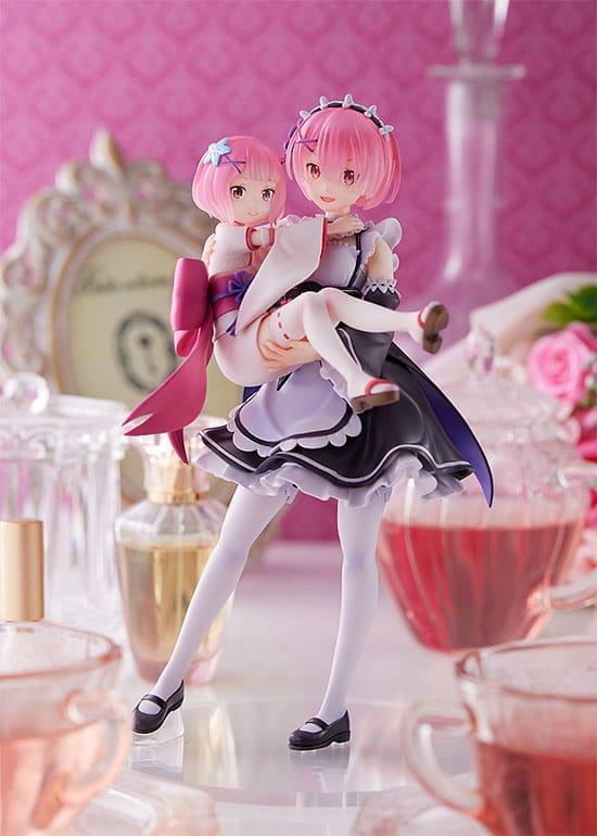 Re:Zero Starting Life in Another World PVC Statue 1/7 Ram & Childhood Ram 23 cm 4580779515074