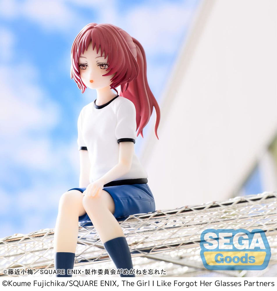 The Girl I Like Forgot Her Glasses PM Perching PVC Statue Ai Mie 14 cm 4580779541882