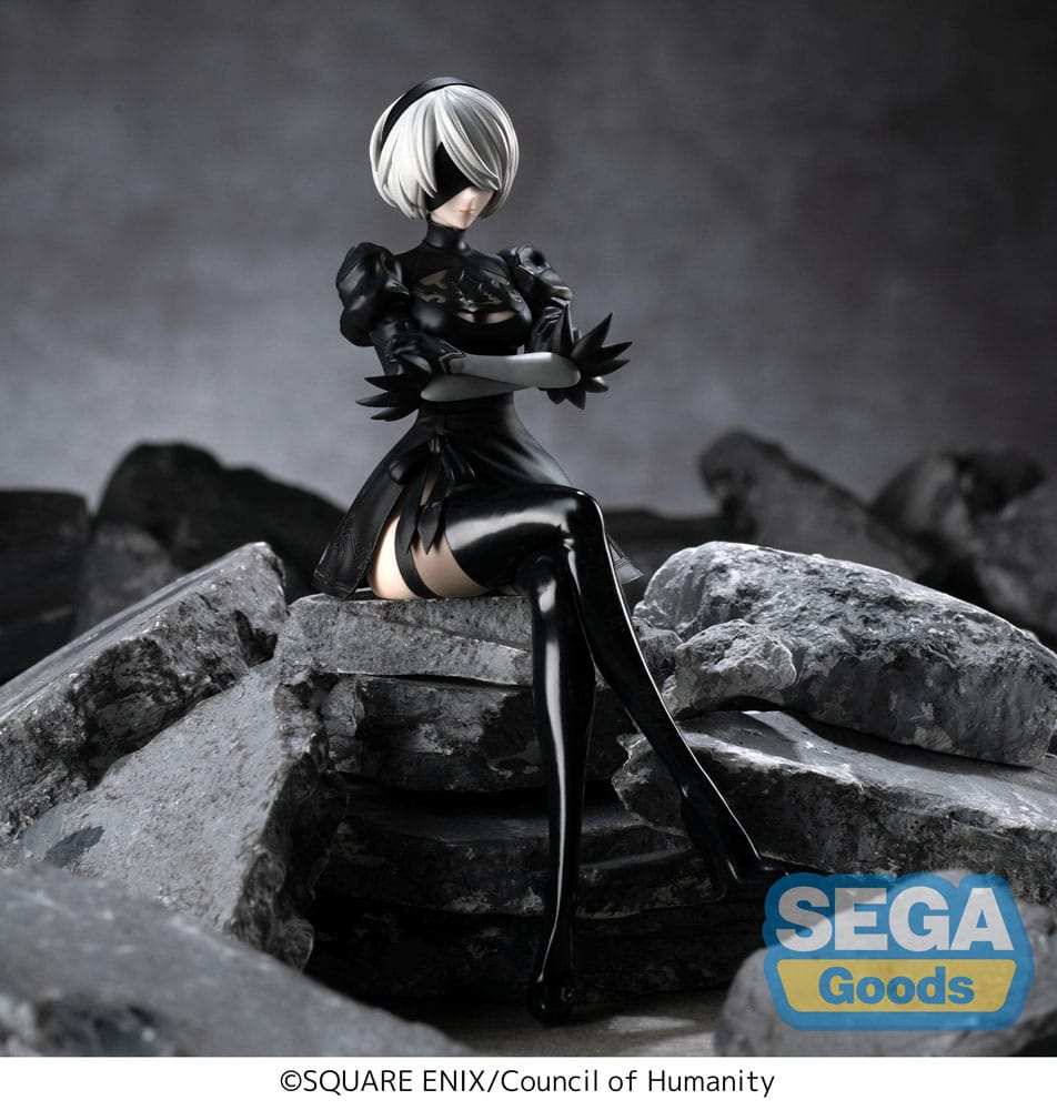 NieR:Automata Ver1.1a PM Perching PVC Statue 2B 13 cm 4580779542810