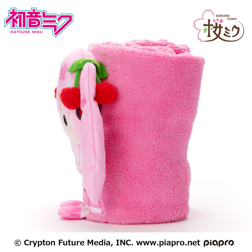 Hatsune Miku Roll-Up Plush Figure Sakura Miku 20 x 15 cm 4979750816123