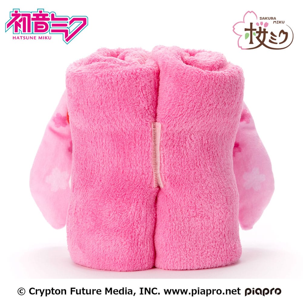 Hatsune Miku Roll-Up Plush Figure Sakura Miku 20 x 15 cm 4979750816123