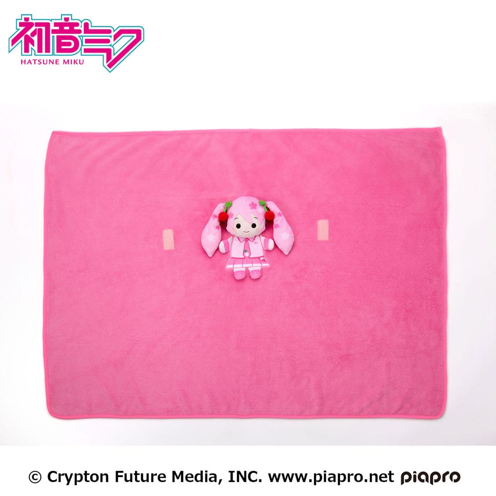 Hatsune Miku Roll-Up Plush Figure Sakura Miku 20 x 15 cm 4979750816123