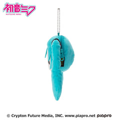 Hatsune Miku Plush Keychain Miku Face 13 cm 4979750816826