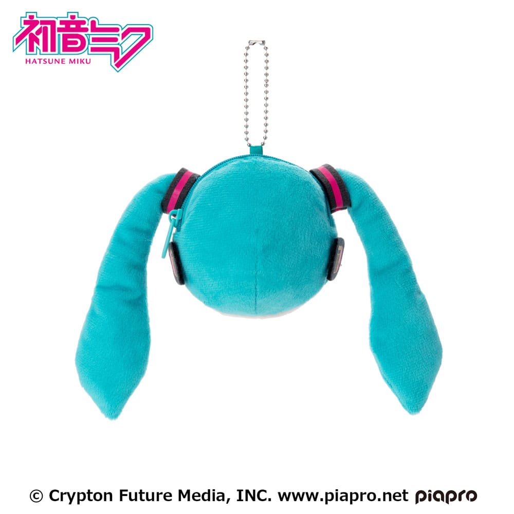 Hatsune Miku Plush Keychain Miku Face 13 cm 4979750816826