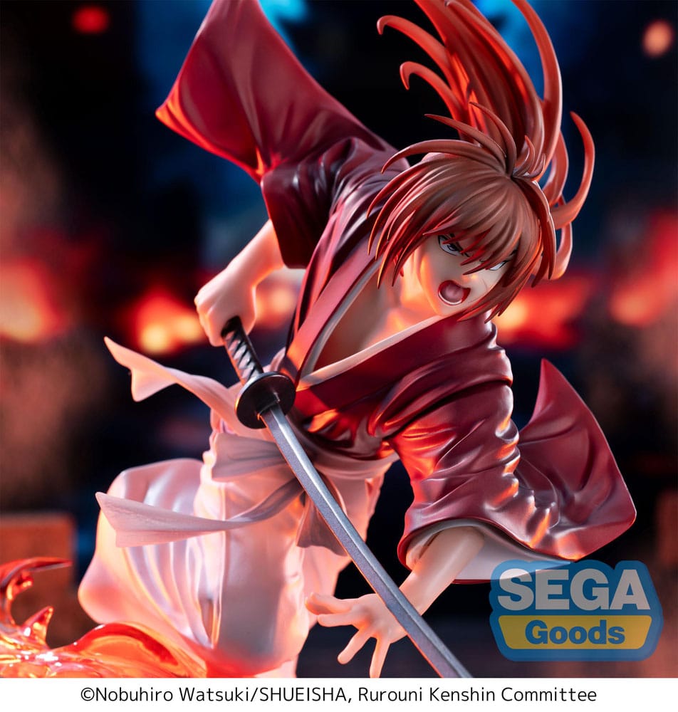 Rurouni Kenshin Luminasta PVC Statue "Rurouni Kenshin" "Kenshin Himura" 15 cm 4580779542933