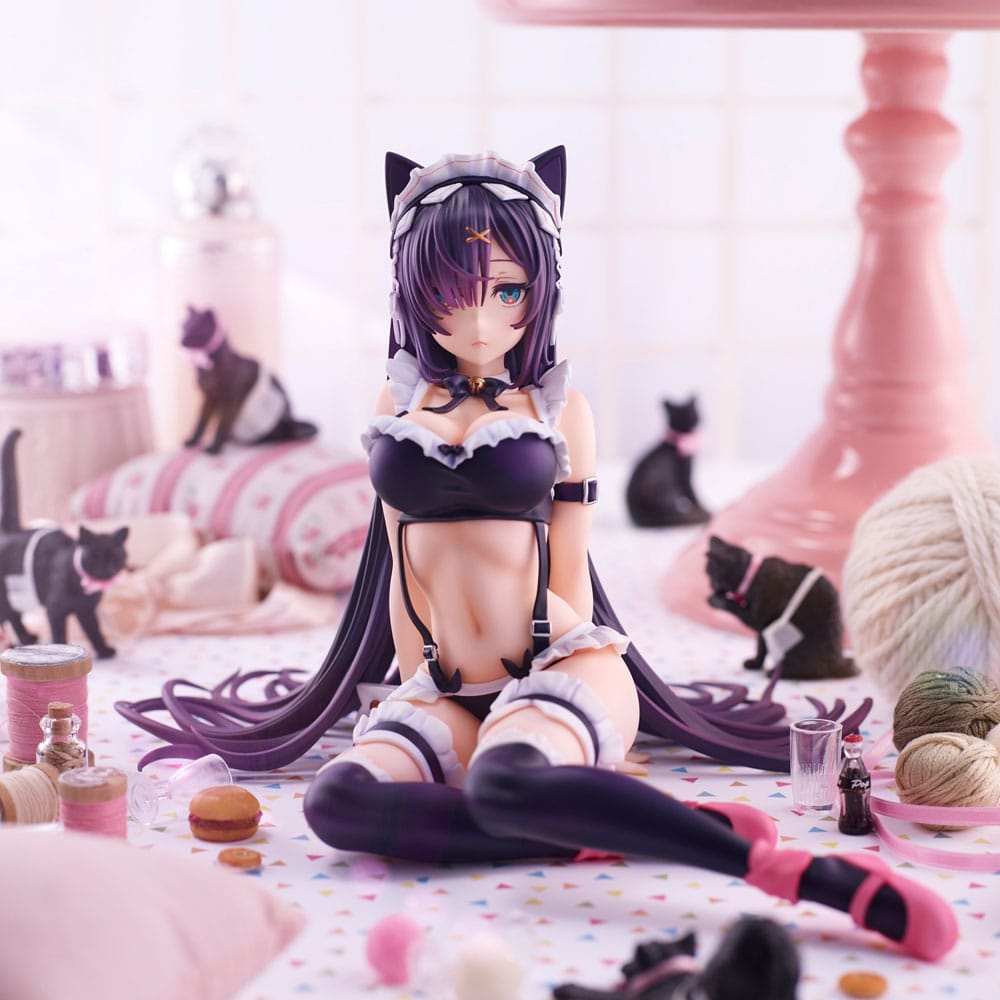 Original Character Statue PVC Cat Maid 15 cm 4589642714897