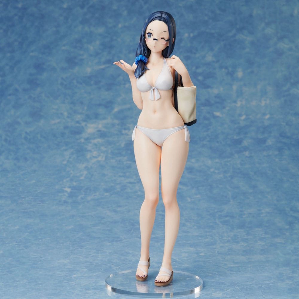 92M Illustration PVC Statue Myopic sister Date-chan Swimsuit Ver. Limited Edition 26 cm 4589642714712