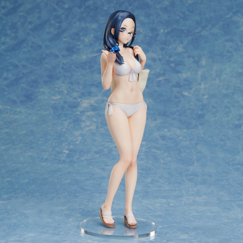 92M Illustration PVC Statue Myopic sister Date-chan Swimsuit Ver. Limited Edition 26 cm 4589642714712