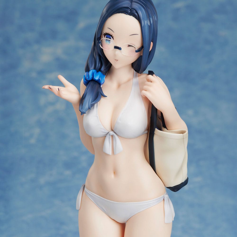 92M Illustration PVC Statue Myopic sister Date-chan Swimsuit Ver. Limited Edition 26 cm 4589642714712