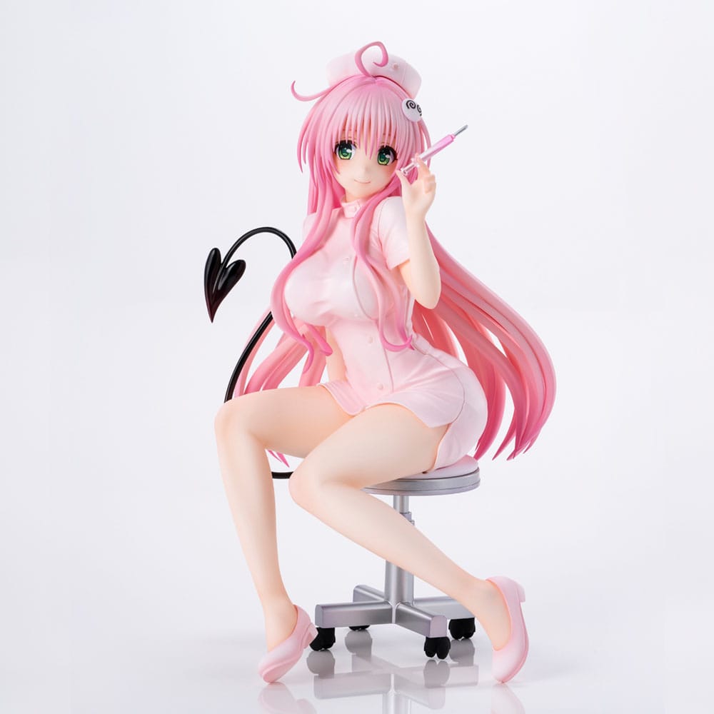 To Love-Ru Darkness Statue PVC Lara Satalin Deviluke Nurse Cos 26 cm 4589642714545