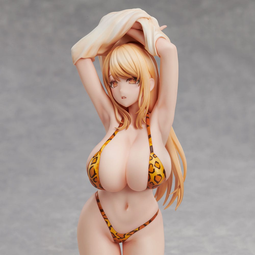 POPQN Illustration PVC Statue Leopard print Swimsuit 21 cm 4589642715108