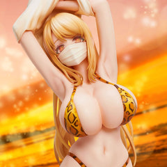 POPQN Illustration PVC Statue Leopard print Swimsuit 21 cm 4589642715108