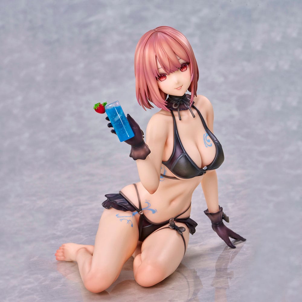 Original Character PVC Statue necömi Illustration One more drink for the vacation 13 cm 4589642714934