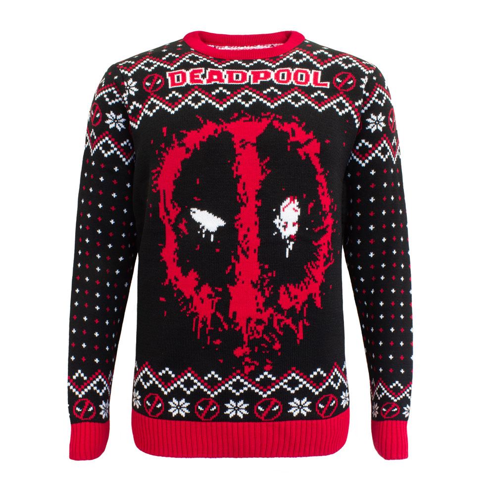 Deadpool Sweatshirt Christmas Jumper Deadpool Size XL 5056463458136