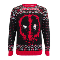 Deadpool Sweatshirt Christmas Jumper Deadpool Size S 5056463458105