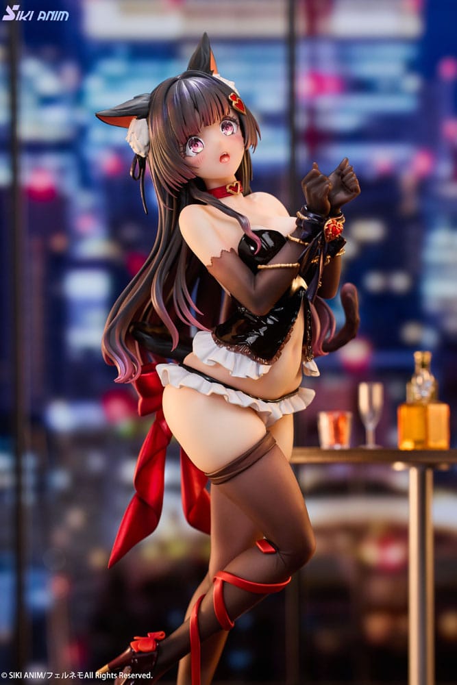 Original Character PVC Statue 1/7 Shibarare Cat Ruhuna-chan 26 cm 6977299860049