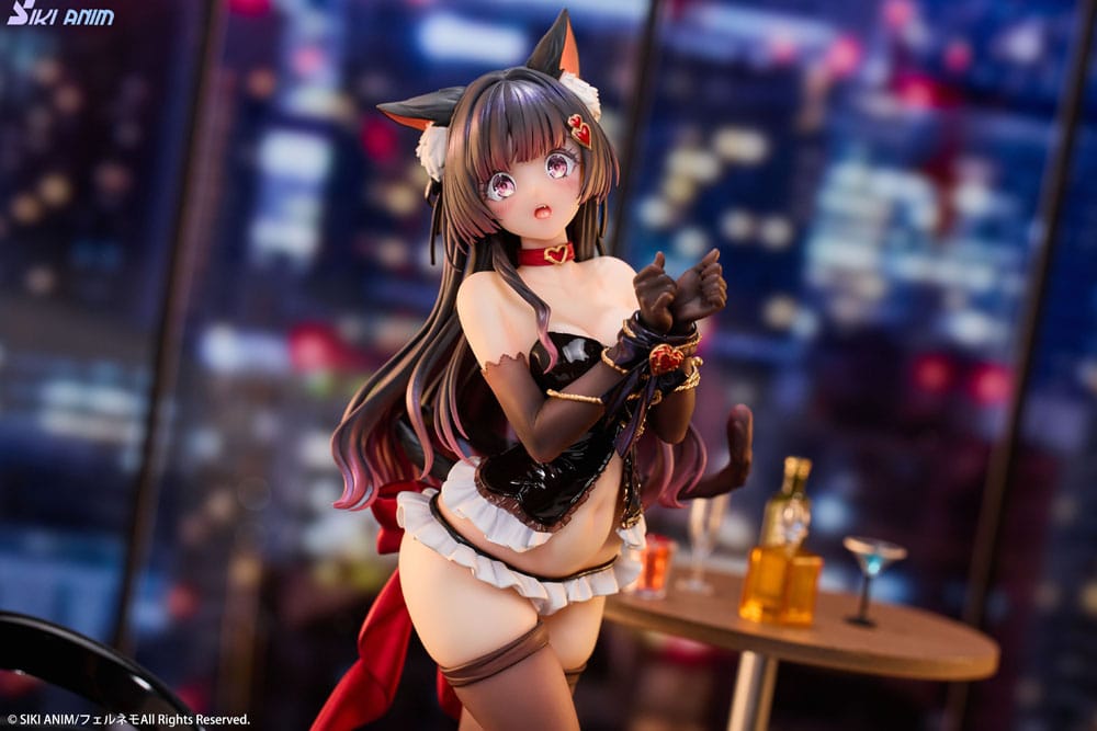 Original Character PVC Statue 1/7 Shibarare Cat Ruhuna-chan 26 cm 6977299860049