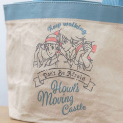 Howl's Moving Castle Cloth Lunch Bag Don't Be Afraid 4973307592812