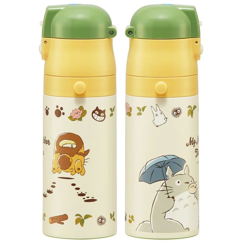 My Neighbor Totoro Water Bottle double opening Totoro & Catbus 420 ml 4973307649622