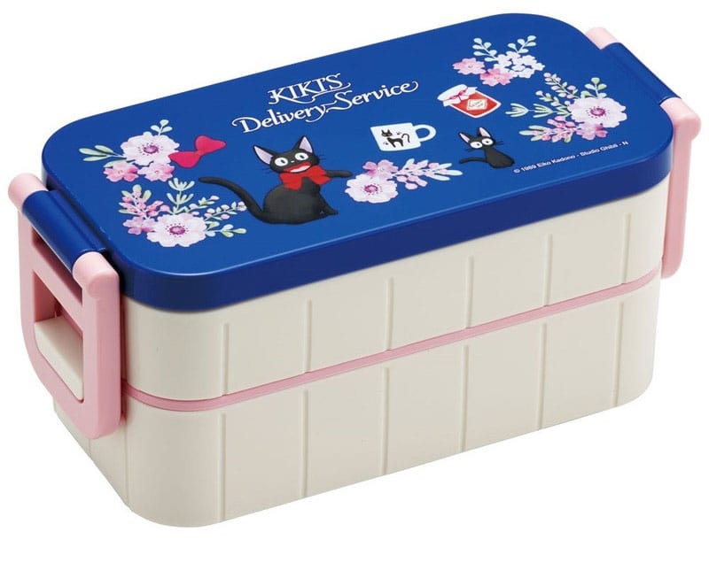 Kiki's Delivery Service Two Layer Lunch Box Jiji Flower garland 4973307658921