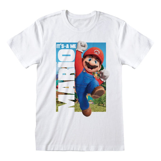 Super Mario Bros T-Shirt It's A Me Mario Fashion Size M 5056688508111