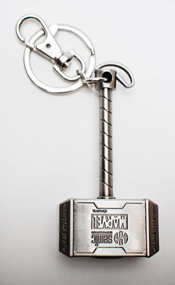 Marvel Comics Metal Keychain Thor Hammer 3760226373476