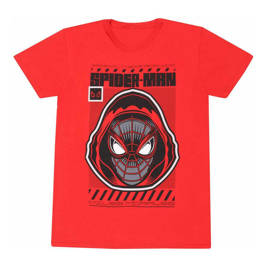 Marvel T-Shirt Spider-Man Miles Morales Video Game - Hooded Spider Size L 5056688514853