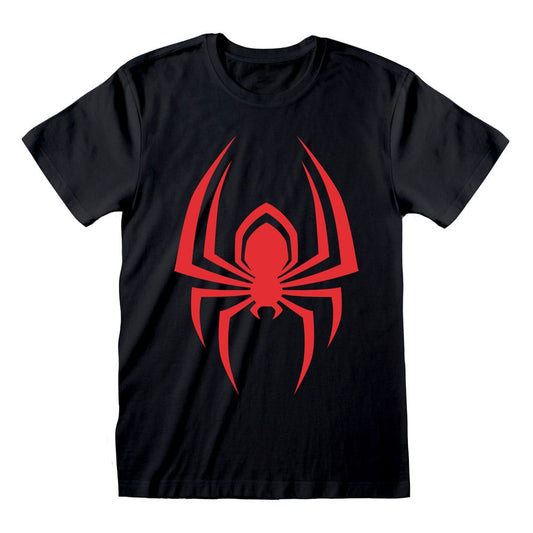 Marvel T-Shirt Miles Morales Hanging Spider Size XL 5056688525378