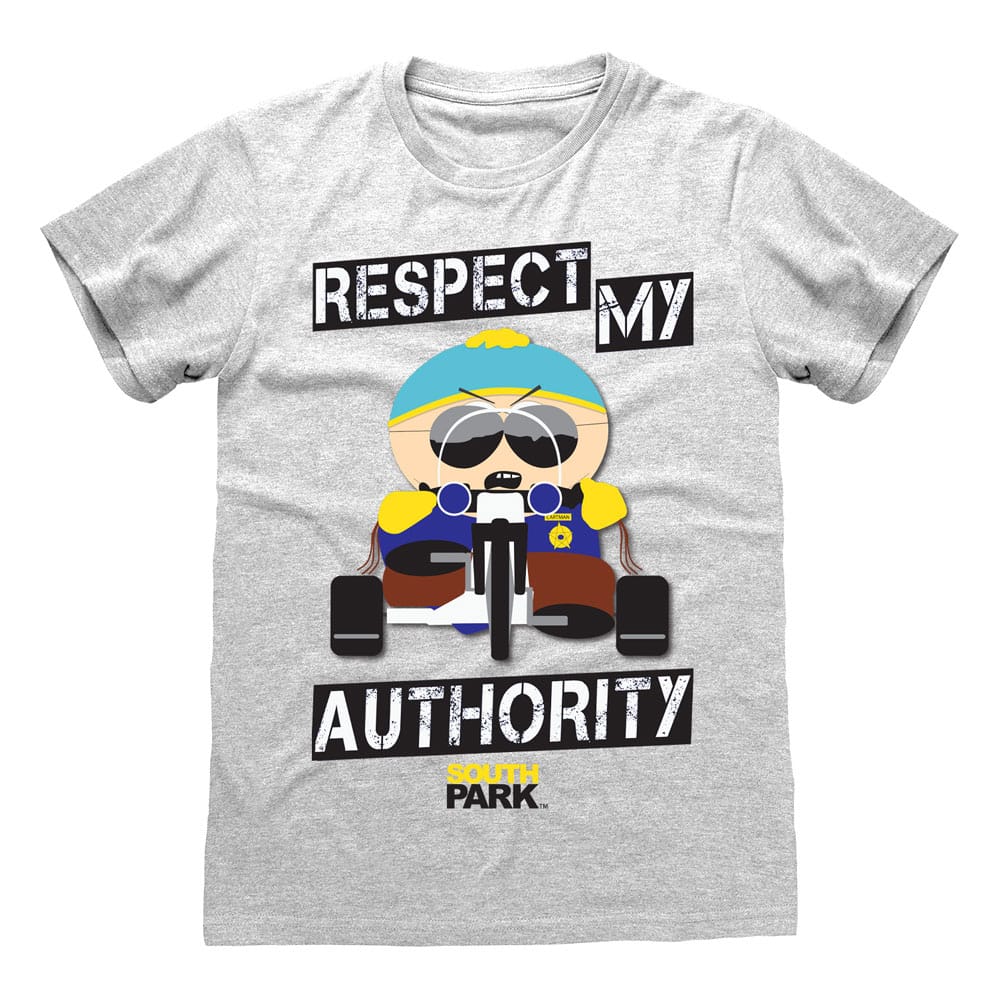 South Park T-Shirt Respect My Authority Size L 5056688518783