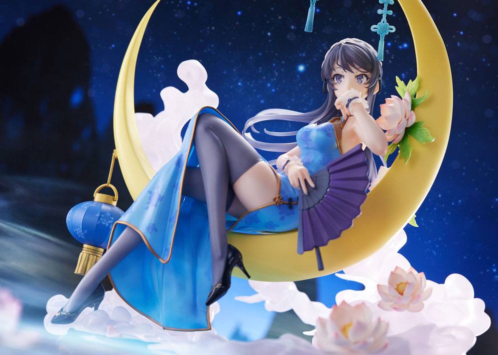 Rascal Does Not Dream of Bunny Girl Senpai PVC Statue 1/7 Mai Sakurajima Chinese Dress Ver. 25 cm 4988611322581