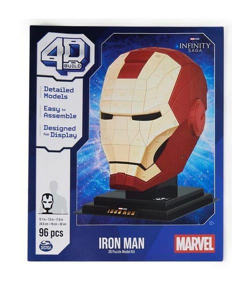 Marvel: 4D Build - Iron Man Head 3D Puzzle 0681147013254