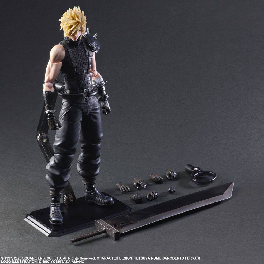 Final Fantasy VII Remake Play Arts Kai Action Figure Cloud Strife Ver. 2 27 cm 4988601350112