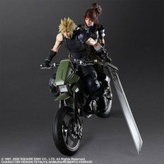 Final Fantasy VII Remake Play Arts Kai Action Figures & Vehicle Jessie, Cloud & Bike 4988601358538