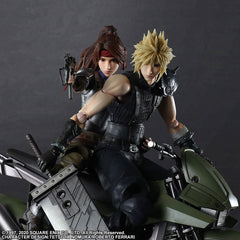 Final Fantasy VII Remake Play Arts Kai Action Figures & Vehicle Jessie, Cloud & Bike 4988601358538