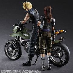 Final Fantasy VII Remake Play Arts Kai Action Figures & Vehicle Jessie, Cloud & Bike 4988601358538