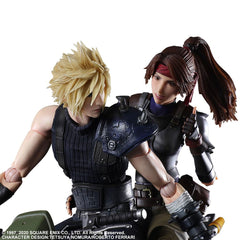 Final Fantasy VII Remake Play Arts Kai Action Figures & Vehicle Jessie, Cloud & Bike 4988601358538