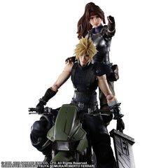 Final Fantasy VII Remake Play Arts Kai Action Figures & Vehicle Jessie, Cloud & Bike 4988601358538