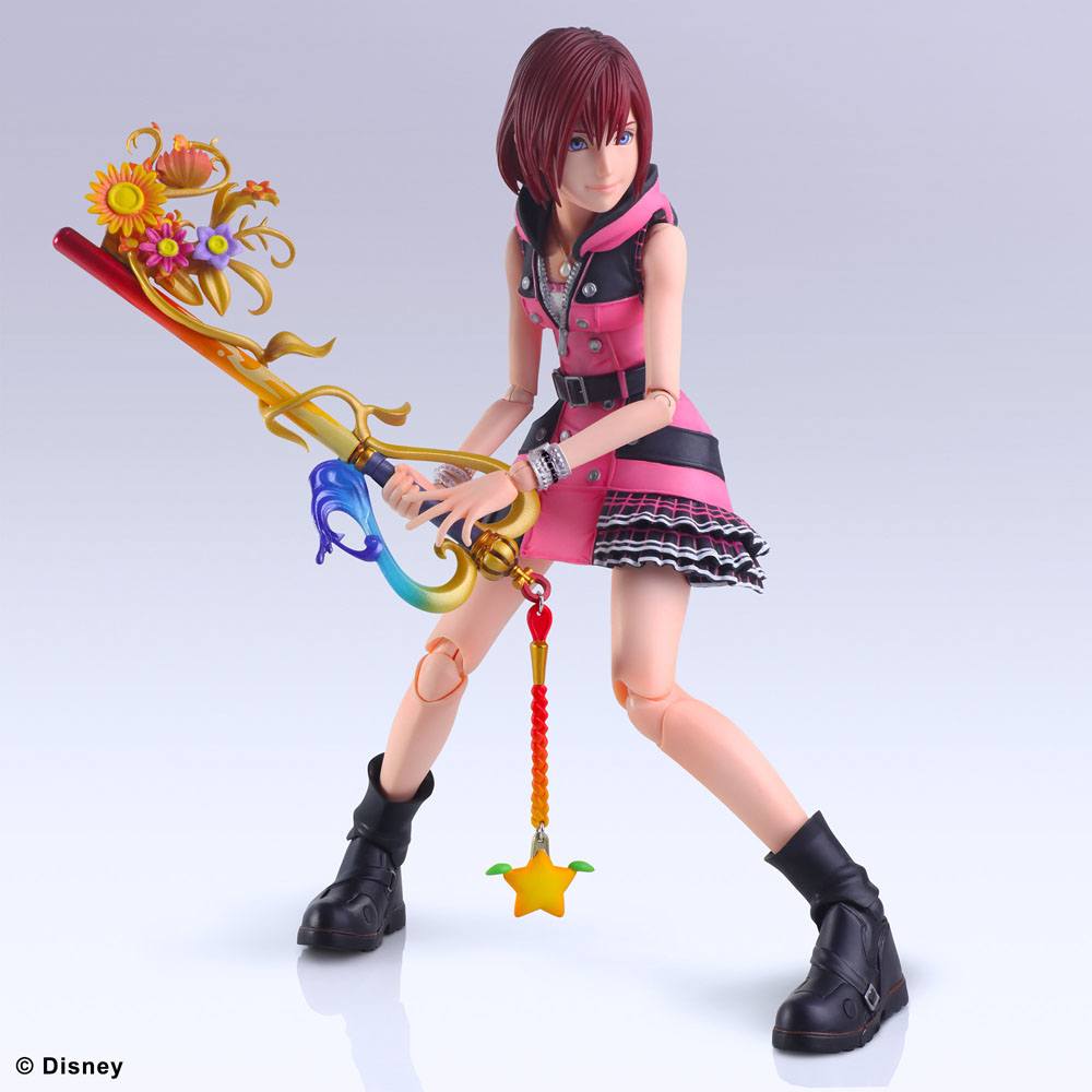 Kingdom Hearts III Play Arts Kai Action Figure Kairi 20 cm 4988601363785