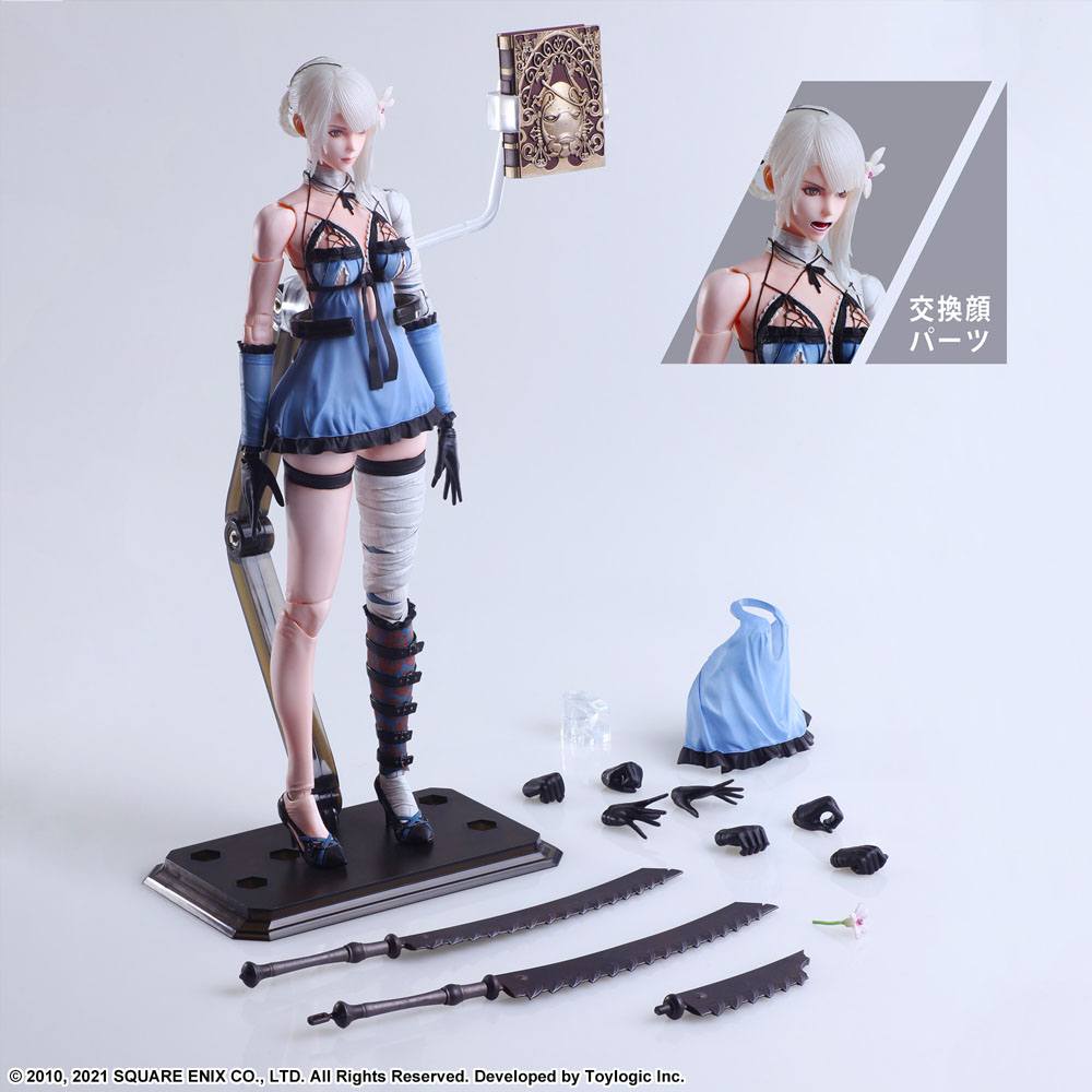 Nier Replicant ver.1.22474487139... Play Arts Kai Action Figure Kainé 26 cm 4988601363792