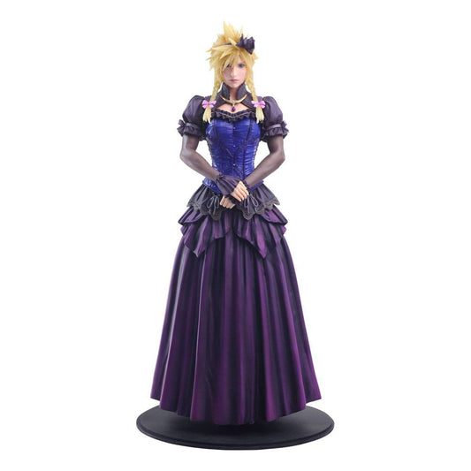 Final Fantasy VII Remake Static Arts Gallery Statue Cloud Strife Dress Ver. 28 cm 4988601363839